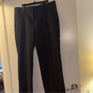 Alfani Women's Modern Essential Straight Leg Pants Dark Grey Size 18